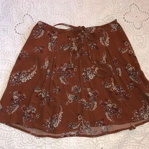 Sadie & Sage Lace-Up Skirt